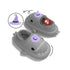 Sharkicks Basic - Musim Dingin, Sandal Hiu Topi Penyihir, Tumit Tertutup